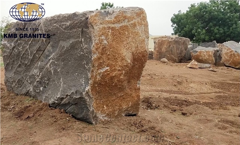 Vega Blue Granite-Vega Blue Granite Blocks