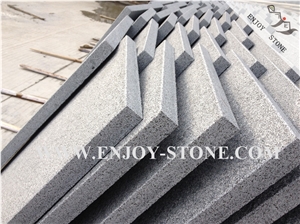 Flamed G654 Sesame Black/Grey Granite Tiles,Anti-Slip Paving
