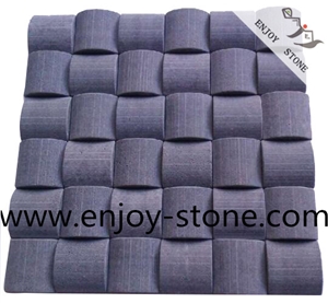 Grey Basalt Mosaic Special Cut,Steamed Bun Shape