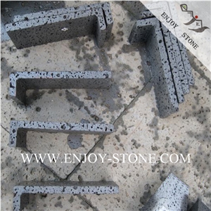 Sawn Lava Stone, Basalt/Andesite, Garden Decoration Stone