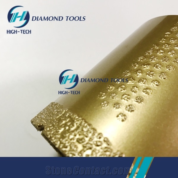 Brazed Diamond Core Drill with Side Protection