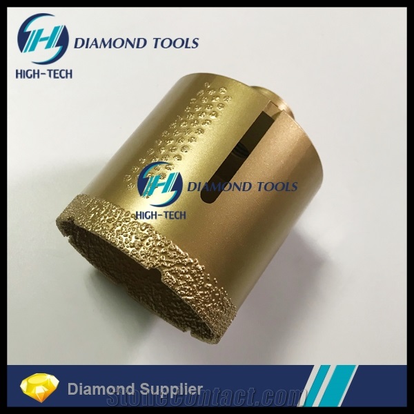 Brazed Diamond Core Drill with Side Protection