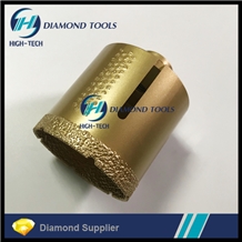 Brazed Diamond Core Drill with Side Protection
