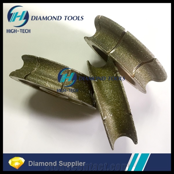 Cnc Marble Electroplated Edge Profiling Wheel