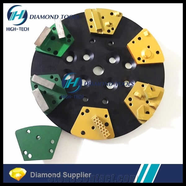 Concrete Floor Diamond Grinding Shoes Plate Disc