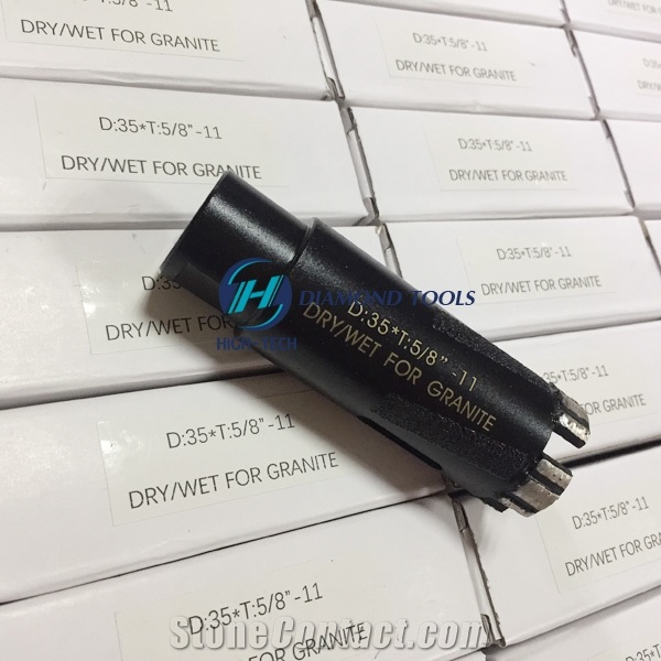 Diamond Dry Drilling Core Drill Bits for Stone