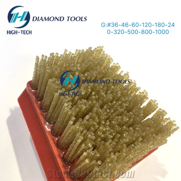 Diamond Frankfurt Brush for Leathered Surface