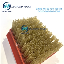 Diamond Frankfurt Brush for Leathered Surface