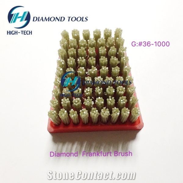 Diamond Frankfurt Brush for Leathered Surface