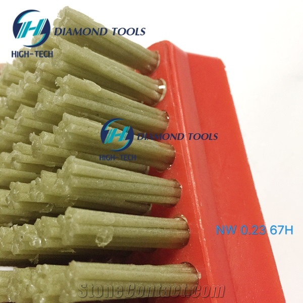Diamond Frankfurt Brush for Leathered Surface