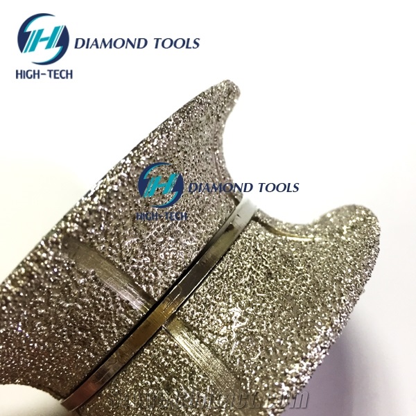 Full Bullnose Portable Router Brazed Profile Wheel