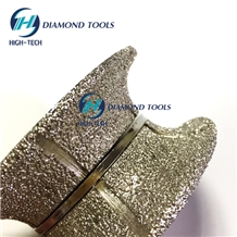Full Bullnose Portable Router Brazed Profile Wheel