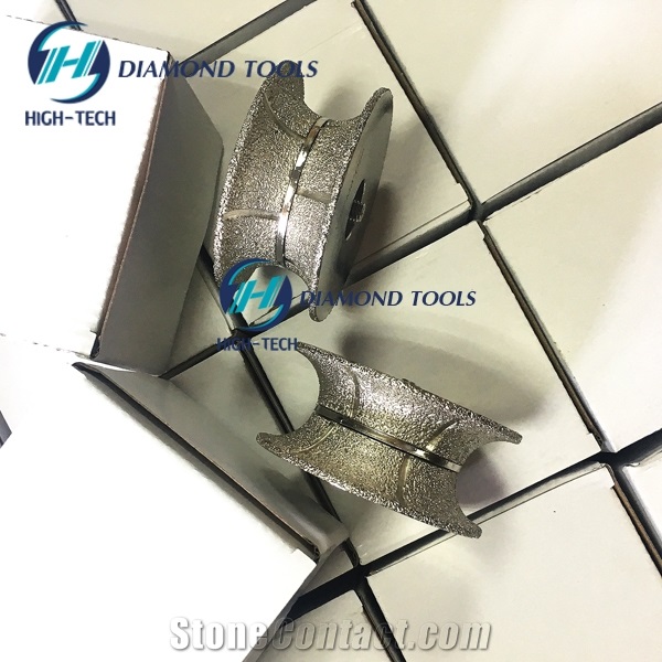 Full Bullnose Portable Router Brazed Profile Wheel