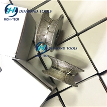 Full Bullnose Portable Router Brazed Profile Wheel