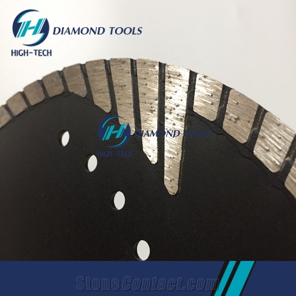 Protective Teeth Granite Turbo Diamond Saw Blade