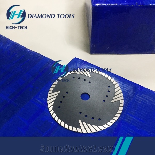 Protective Teeth Granite Turbo Diamond Saw Blade