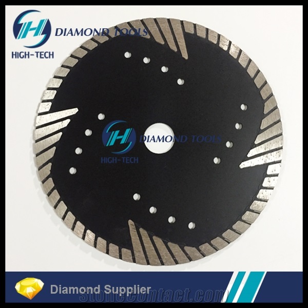 Protective Teeth Granite Turbo Diamond Saw Blade