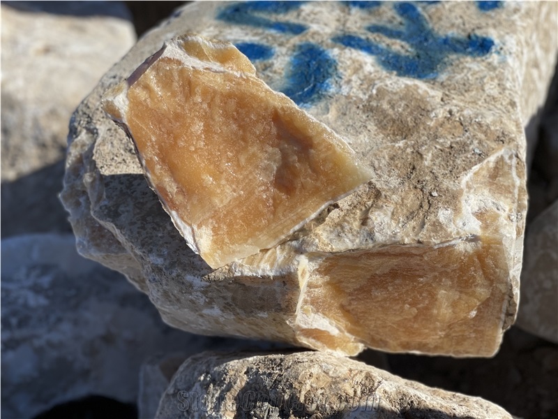 Orange Onyx Block, Iran Orange Onyx Blocks