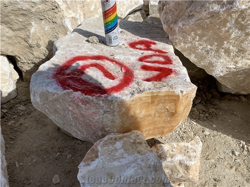 Orange Onyx Block, Iran Orange Onyx Blocks
