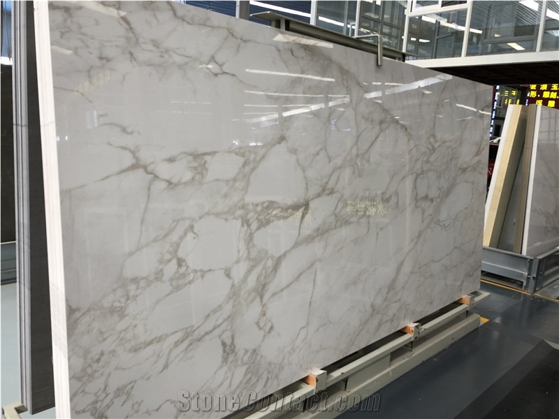 China White Artificial Stone Walling Slab Tiles