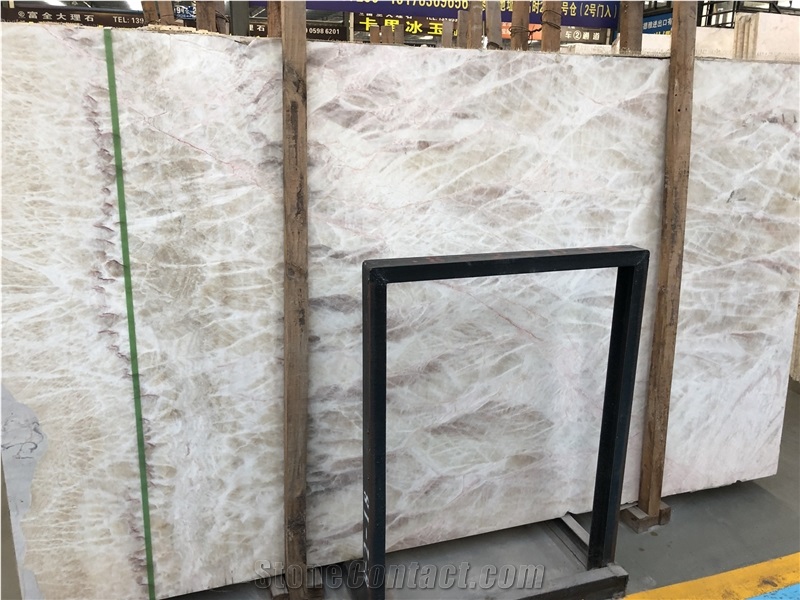 Polished Onyx Slabs for Wall Cladding with Backlit