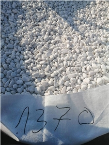 Decorative White Marble Tumbled Pebble Stone €90 /Tons