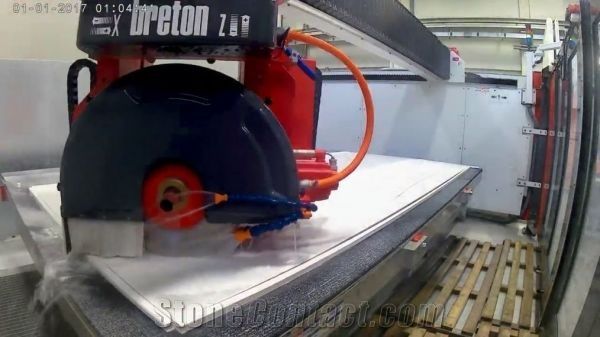 BRETON GENYA CNC monoblock bridge saw for marble, granite