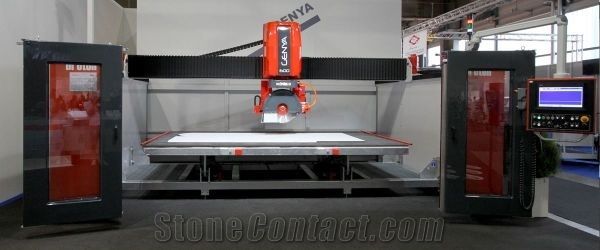 BRETON GENYA CNC monoblock bridge saw for marble, granite