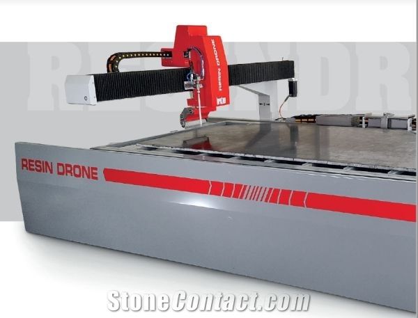 Breton ResinDrone Robot-Automatic Resin Treatment of Slabs
