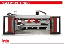 Breton SMART-CUT DUO 2-head CNC cutting centre with 5 Axis