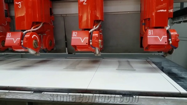 HURACAN cutting line with pre-cutting and chamfering