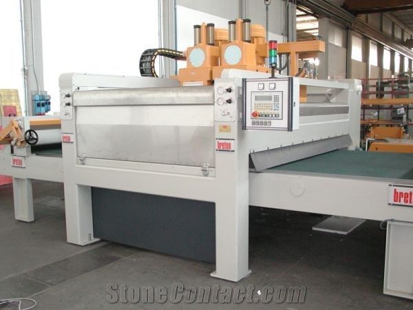 Levibreton KLG/SF Bridge polishing machine with conveyor bel