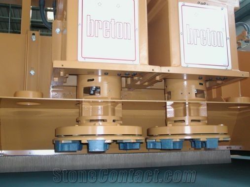 Levibreton KLG/SF Bridge polishing machine with conveyor bel