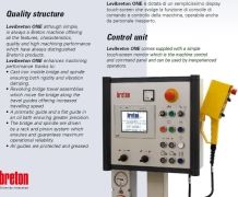 Levibreton One dressing machine with mobile bridge Levibreton One dressing machine with mobile bridge
