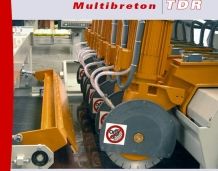 Multibreton TDR Multi-blade cross-cut saw for Marble,Granite