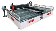 PRATICA Waterjet cutting machine with 1/2 tanks, 3/5 axis