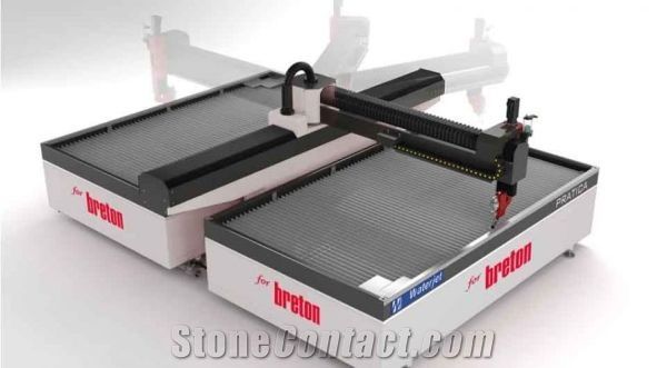PRATICA Waterjet cutting machine with 1/2 tanks, 3/5 axis
