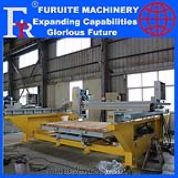 FRT-450/600 steel frame infrared laser bridge saw stone cutting machine full automatic marble granite board sheet slab