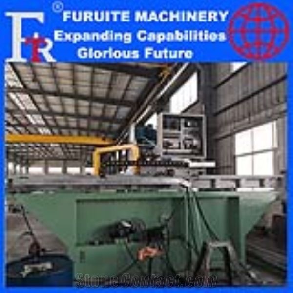 FRT-450/600 steel frame infrared laser bridge saw stone cutting machine full automatic marble granite board sheet slab