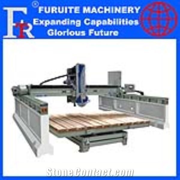 Frt-450 Infrared Bridge Saw Stone Cutting Machine for marble and granite with 360 degree workbench rotating