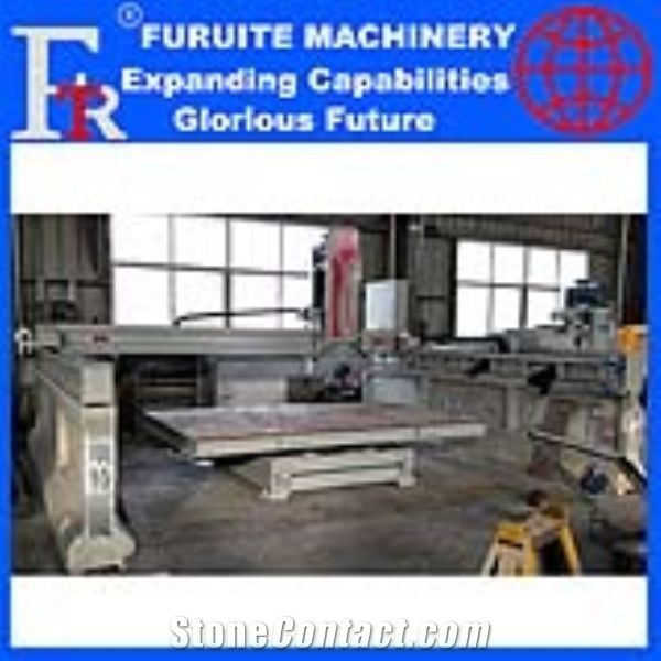 Frt-450 Infrared Bridge Saw Stone Cutting Machine for marble and granite with 360 degree workbench rotating