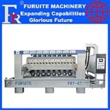 FRT-8T full automatic plc bush hammering machine stone litchi surface polishing grinding industrial equipment factory ex