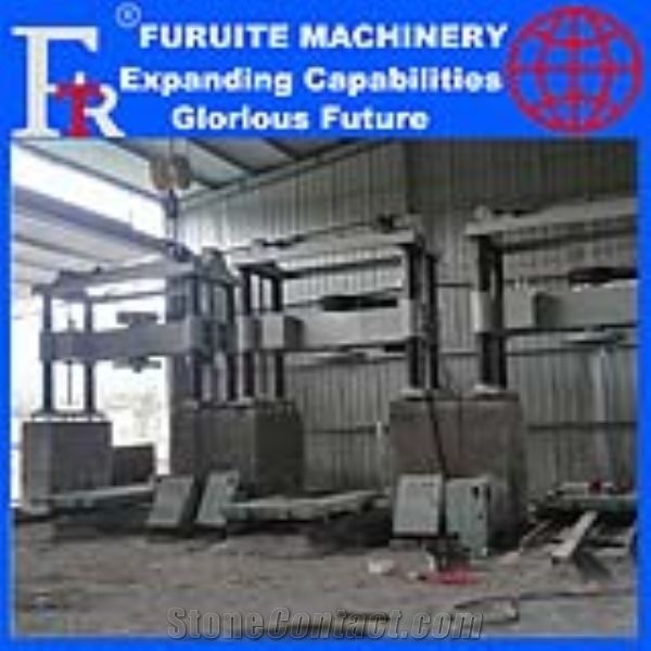 full automatic circular stone cutting machine barrel saw marble granite block round slab sheet board production export