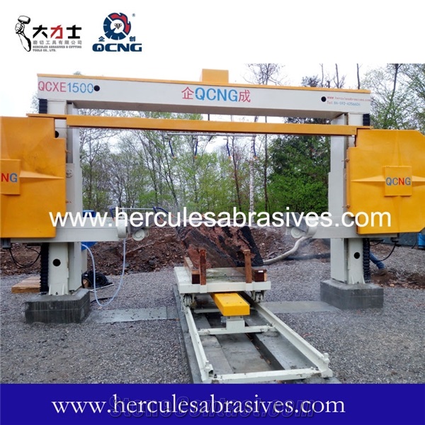 CNC wire saw machine for profiling processing of the granite and marble
