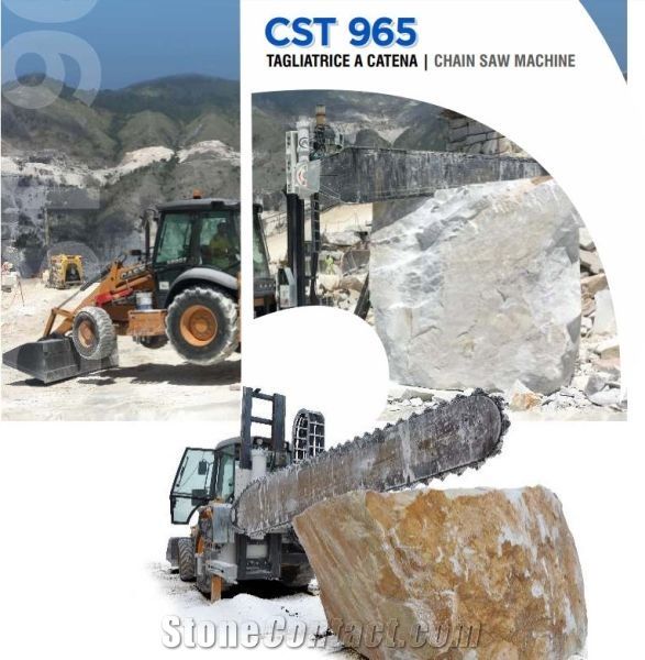 Terna CST 965 Quarry Backhoe Chain saws machine