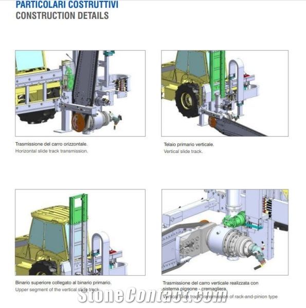 Terna CST 965 Quarry Backhoe Chain saws machine