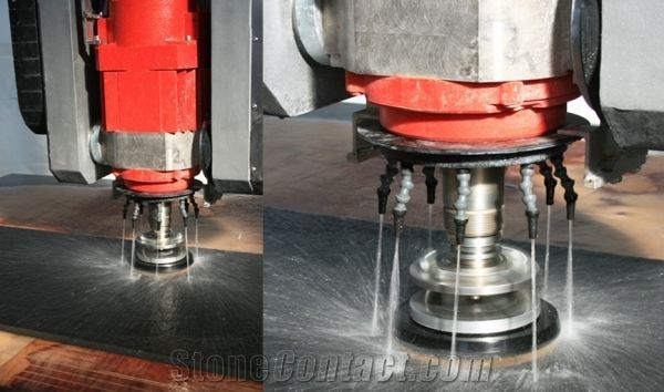 5-axis Machining center and Bridge saw