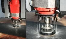 5-axis Machining center and Bridge saw