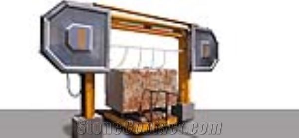 Monofil BM 2300 single wire machine for squaring blocks