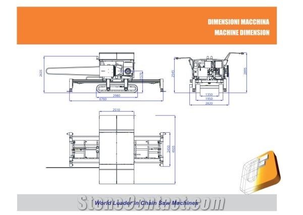 70BU-C Squaring Chain Saw Machine-Block Sawing Machine